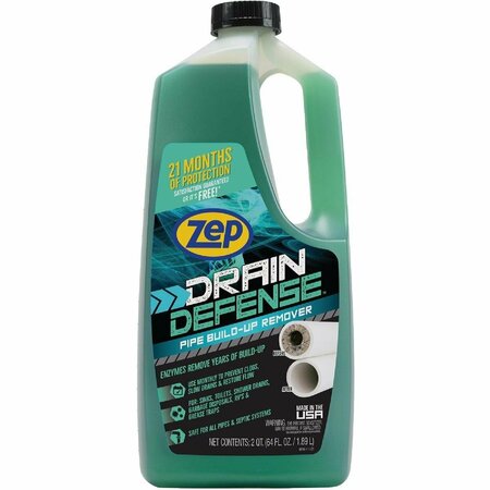 ZEP 64 Oz. Liquid Drain Defense Drain Cleaner ZLDC648